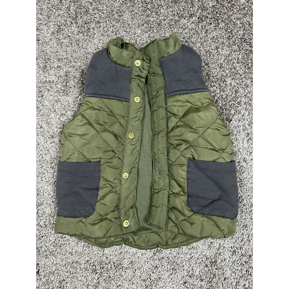 Tommy Bahama Puffer Vest Boys 24 Months Quilted Warm Sleeveless Zip Jacket